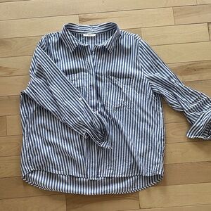 Oversized stripe shirt